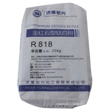 Rutile titanium dioxide r818 for PVC piping, paper making, coatings, plastics, rubber, and master batches